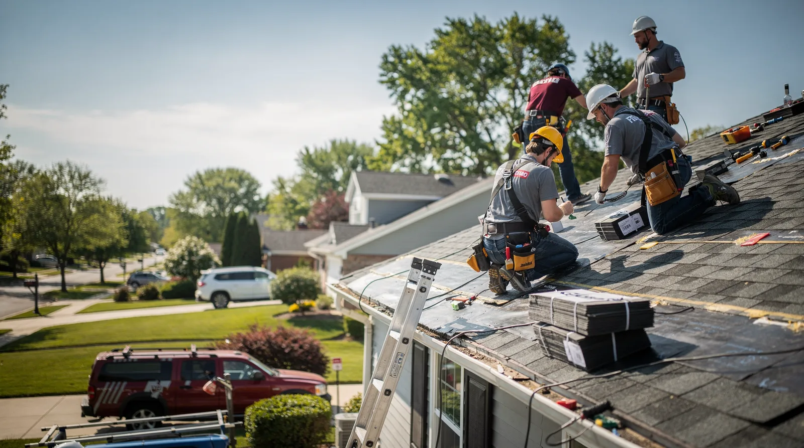 Roof Repair in Le Claire, IA around you